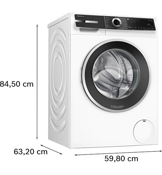 Bosch WGK264Y0TR 11 KG 1400 Devir Beyaz Çamaşır Makinesi