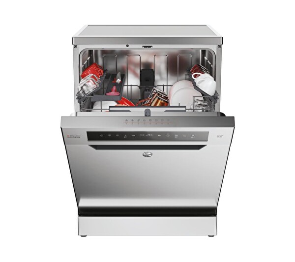 Hoover HF 6C7F0X-17 8 Programlı Wi-Fi Bluetooth Bağlantılı Bulaşık Makinesi