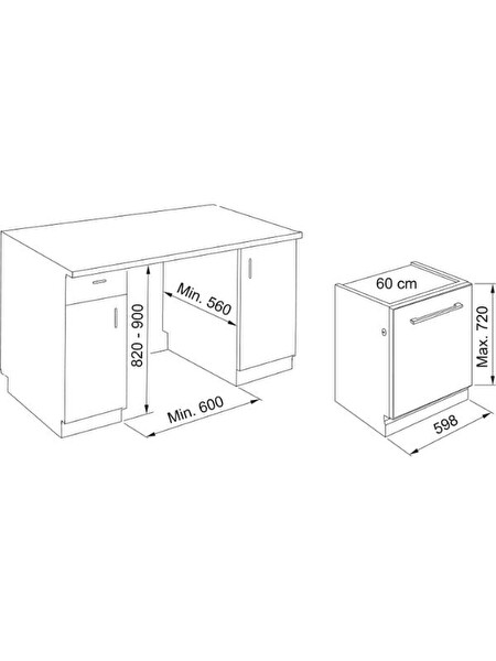 Franke FDW 614 D10P C 14 Kişilik Ankastre Bulaşık Makinesi