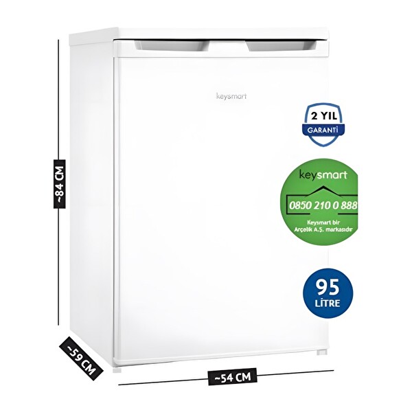 Keysmart KEY 310 D 3 Çekmeceli Derin Dondurucu