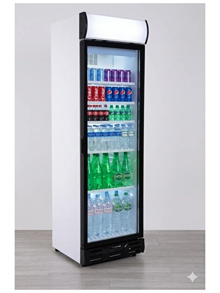 Şenocak D372 SCM 4C Plus Kanopili Dikey Meşrubat Dolabı İçecek Şişe Soğutucu