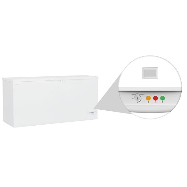 Uğur UDD 665 T D/S R63 513 L Beyaz Yatay Derin Dondurucu