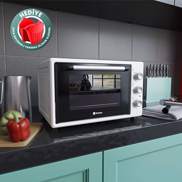 Innova 35 L Beyaz Mini Fırın