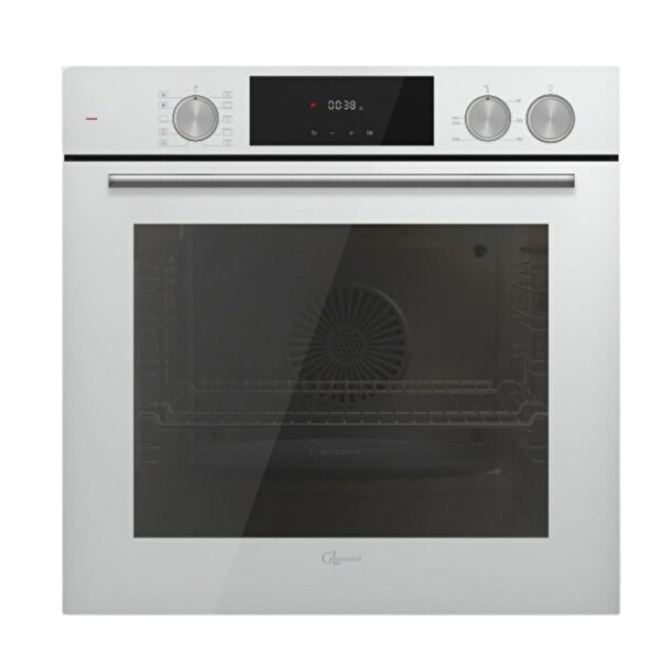 GL General Azure GLF 64CB 10F SteamArt Buhar Destekli Pişirme 73 L Beyaz Ankastre Fırın