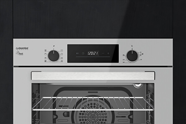 Tommatech TAF6005SS 60 L Gri Cam Elektrikli Ankastre Fırın