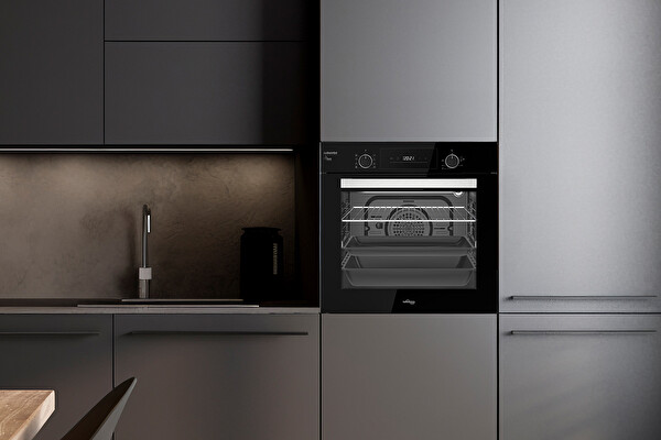 Tommatech TAF6005BS 60 L Siyah Cam Elektrikli Ankastre Fırın