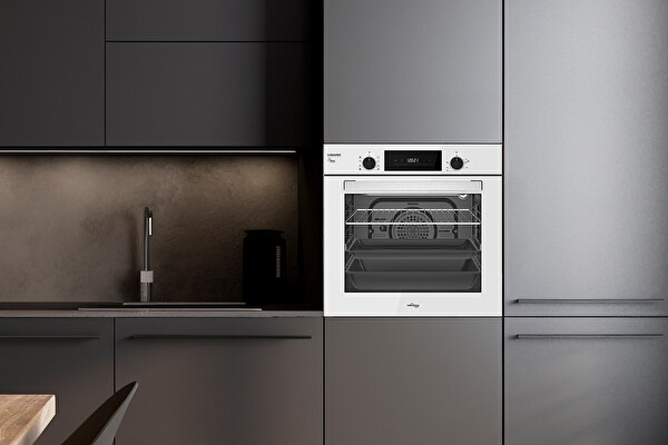 Tommatech TAF6005WS 60 L Beyaz Cam Elektrikli Ankastre Fırın