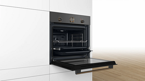 Bosch HBJN10YB2R NeoKlassik 66 L Siyah Ankastre Fırın