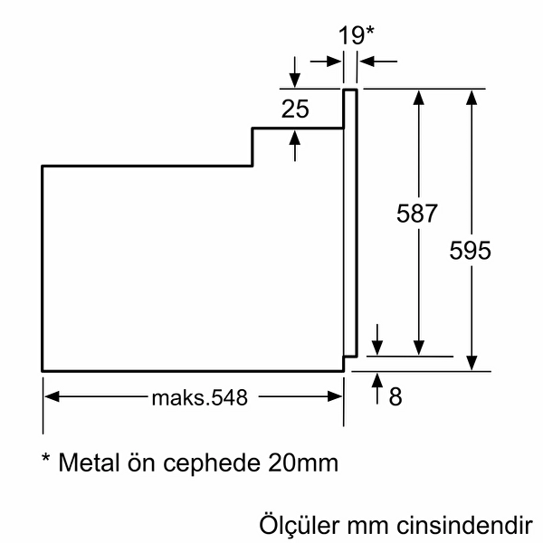 Bosch HBJN10YB2R NeoKlassik 66 L Siyah Ankastre Fırın