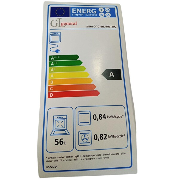 GL General GLF 6040RK 60 CM Kuzine Rustik Krem Fırın