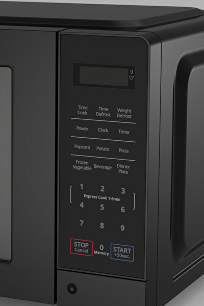 Kumtel HMIN-02 19 L Siyah Smartwave Dijital Inverter Mikrodalga Fırın
