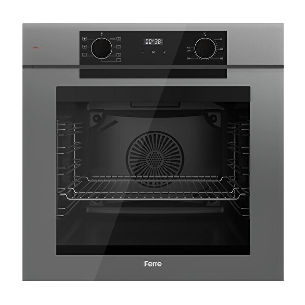 Ferre Fryart QEP63CPR Gri Ankastre Fırın