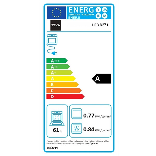 Teka HEB 627 Ankastre Fırın Inox