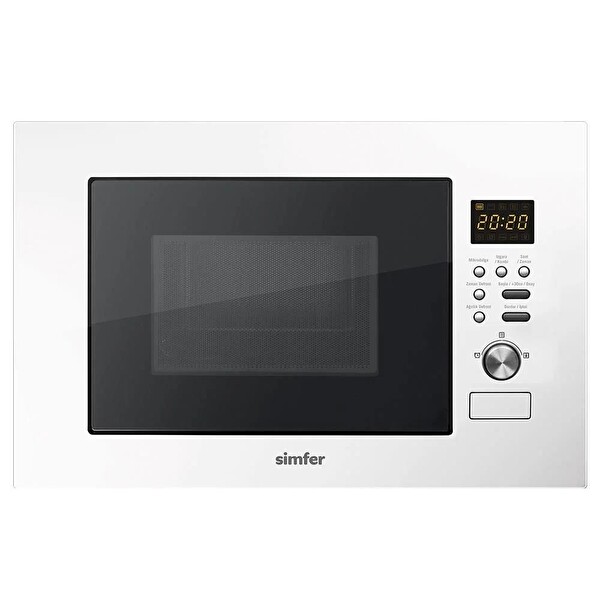 Simfer MD2330 23 LT Beyaz Full Ankastre Mikrodalga Fırın