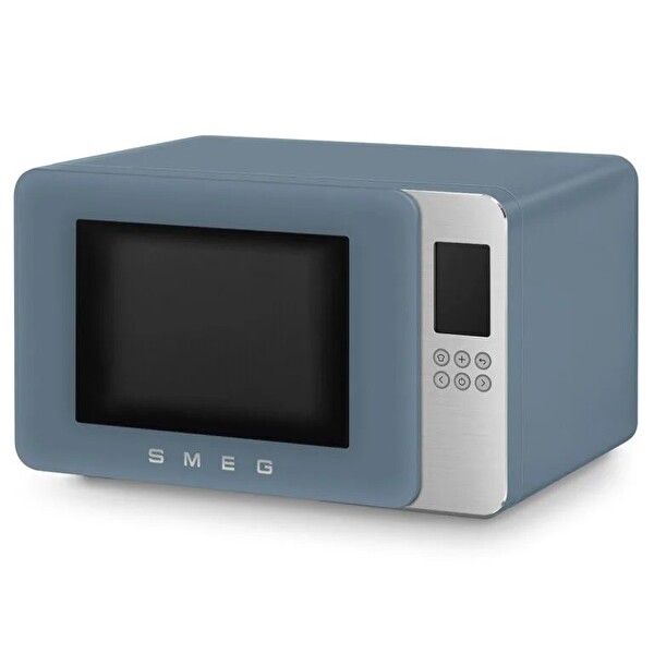 Smeg MOC01SBMEU Retro Solo Izgaralı Mikrodalga Mat Mavi