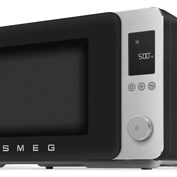 Smeg MOC02BLMEU 27 L Retro Solo Kombi Mikrodalga Mat Siyah