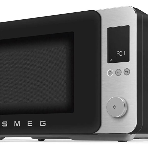 Smeg MOC02BLMEU 27 L Retro Solo Kombi Mikrodalga Mat Siyah