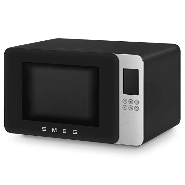 Smeg MOC01BLMEU 29 L Retro Solo Izgaralı Mikrodalga Mat Siyah