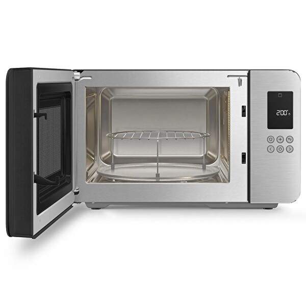 Smeg MOC01BLMEU 29 L Retro Solo Izgaralı Mikrodalga Mat Siyah