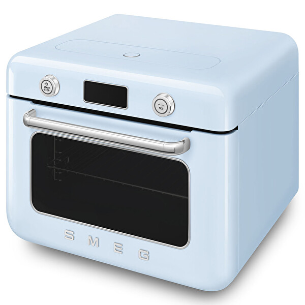 Smeg 50’s Style Pastel Mavi Retro Buharlı Mini Fırın