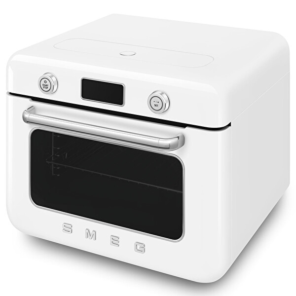Smeg 50’s Style Beyaz Retro Buharlı Mini Fırın