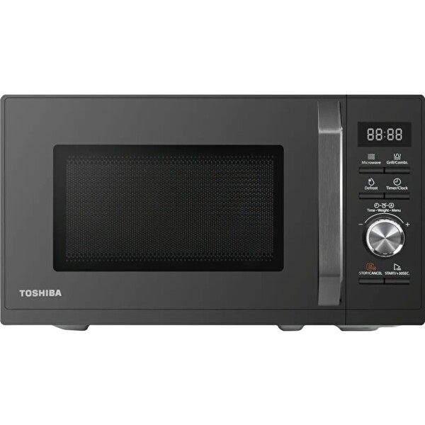 Toshiba MW3-AG25PF(BK) 25 L 900 W Dijital Izgaralı Siyah Mikrodalga Fırın