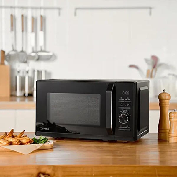Toshiba MW3-AG25PF(BK) 25 L 900 W Dijital Izgaralı Siyah Mikrodalga Fırın