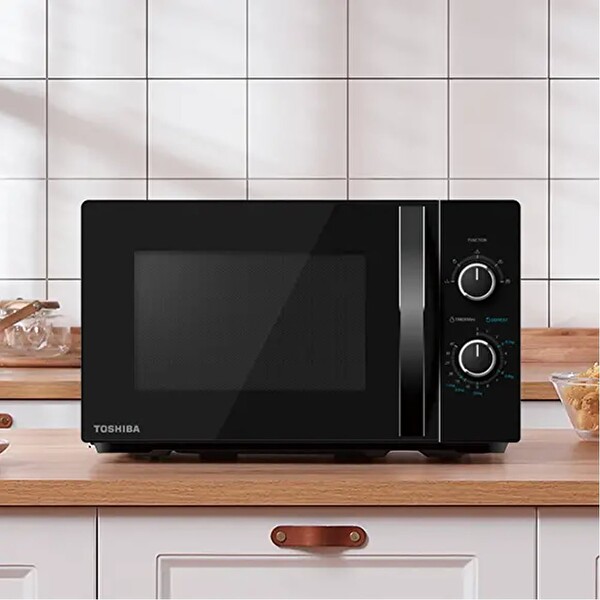 Toshiba MWP-MM20P(BK) 20 L 700 W Siyah Mikrodalga Fırın