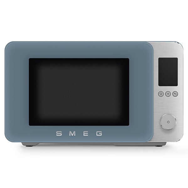 Smeg MOC02SBMEU 9'u 1 Arada 27 L Mat Storm Blue Mikrodalga Fırın