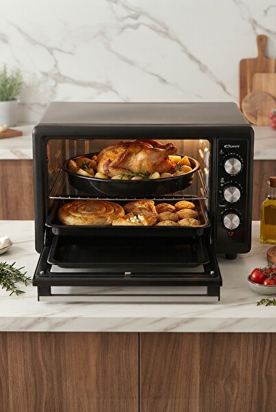 Conti CMF-500 Bakepro 52 L Fırın Siyah