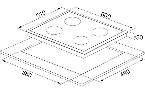 Alveus Black Style 604 Si̇yah Ankastre Set (ALV MFA 604 + ALV GLS 640 + F5ECR)