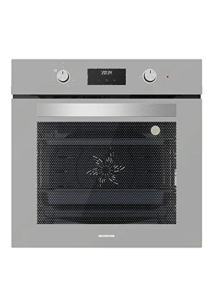 Silverline Gri Cam Ankastre Set (BO6502S02 + CS5335S01 + 3457 Soho 60)