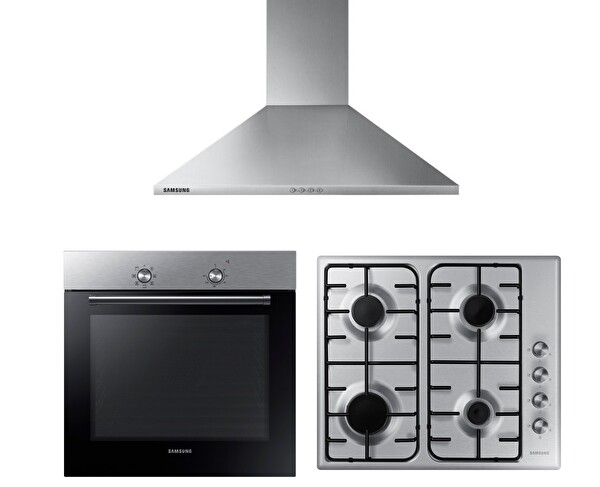 Samsung Inox Ankastre Set (NV60K3110BS + NA64B3100AS + NK24M3050PS)