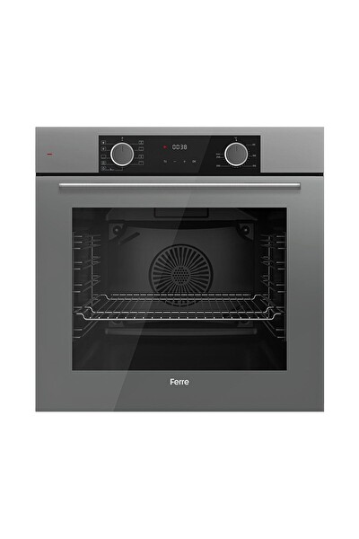 Ferre Fryart Rs Serisi Gri Cam Ankastre Set (XE63CPR + RS038 + D065)