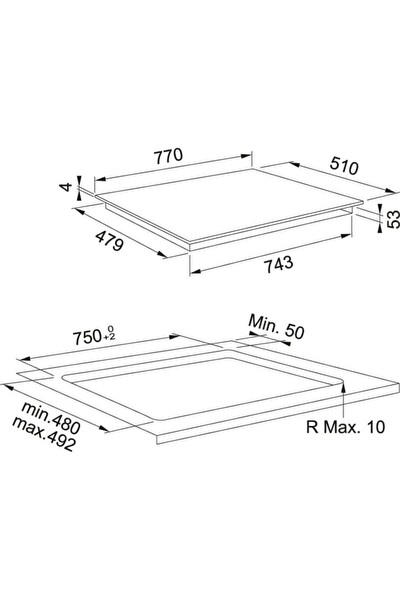 Franke Mythos FMY 808 I FP BK 108.0613.588 Siyah Ankastre Ocak