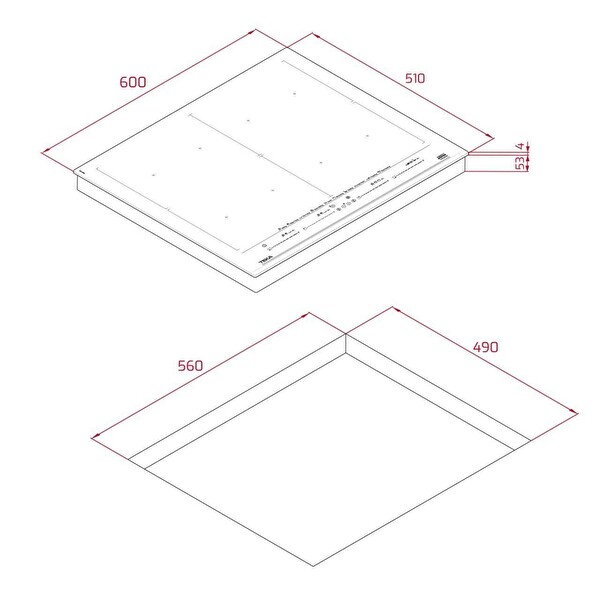 Teka DirectSense IZF 68700 MST Siyah İndüksiyonlu Ankastre Ocak