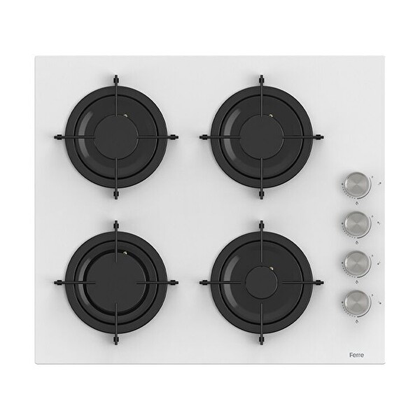 Ferre Flowart CS Serisi Inizio Beyaz Ankastre Set (QMS63CB - CS206 -D078)