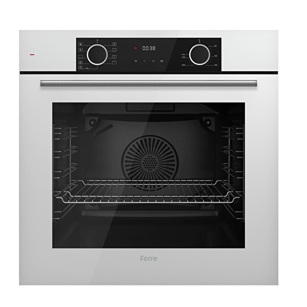 Ferre Fryart CS Serisi Beyaz Cam Ankastre Set (CS206 - XE63CB - D078 )