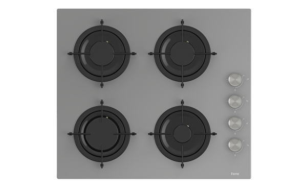 Ferre Fryart Basıc Serisi Gri Ankastre Set (CS208 - QXE62CPR - D088)