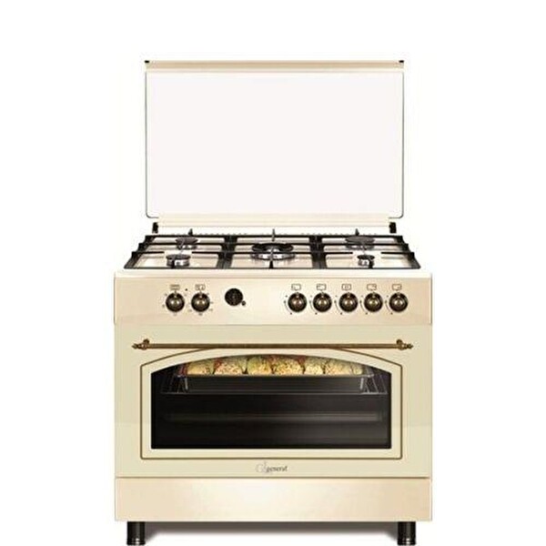 GL General Rustik Krem Ankastre Set (GLF 9050RKP - GLD 040RK)