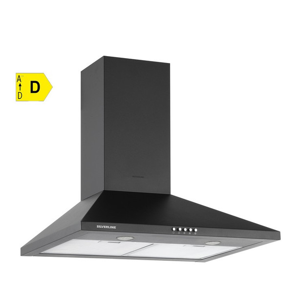 Silverline 2240 Conic 60 CM Siyah Duvar Tipi Ankastre Davlumbaz