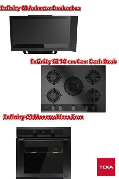 Teka Infinity G1 Ankastre Set Serisi (DVI 88-G1 EOS BM - GBC 75-G1 GBC BM (E5) - HLB 85-G1 P BM)