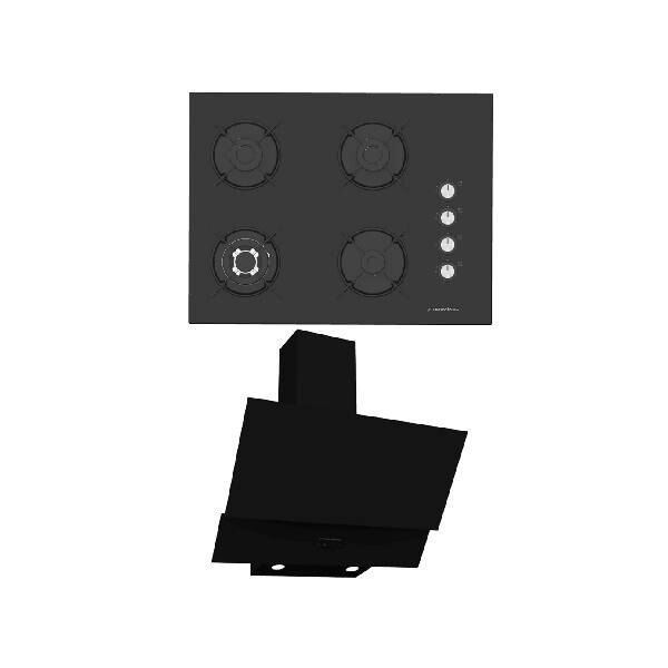 Termikel Siyah Ankastre Set (BH P7194C B - CH C6532C BB)