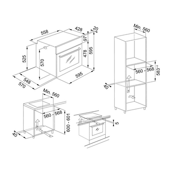 Franke Siyah Ankastre Set (FPJ 915 V BK A - FHNS 905 4G TC B - FSL 86 H BK)