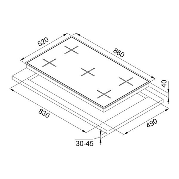 Franke Siyah Ankastre Set (FPJ 915 V BK A - FHNS 905 4G TC B - FSL 86 H BK)
