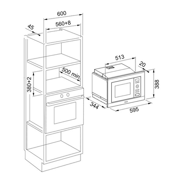 Franke Siyah Ankastre Set (FPJ 915 V BK A - FHNS 905 4G TC B - FSL 86 H BK - FSL 20 MW BK)