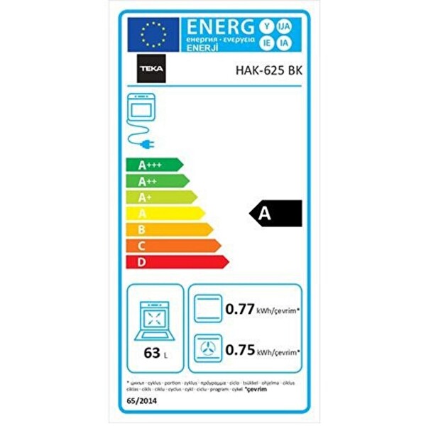 Teka Siyah Ankastre Set (HAK 625 BK - GBC 64002 KBC BK - ATV 60 BK)