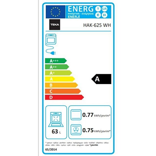 Teka Beyaz Ankastre Set (HAK 625 WH - ATV 60 WH - GBC 64002 KBC WH)