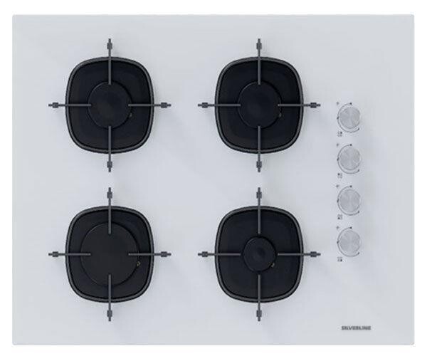 Silverline CS5665W01 Beyaz Cam Ankastre Ocak