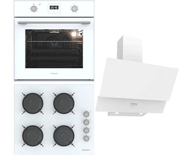 Termikel Beyaz Ankastre Set (BO O64D5C W - BH P6144C W - CH C6532C WW)